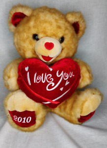 Dan Dee 2010 Valentines Day Teddy Bear Plush Stuffed Animal Softie Toy 17"