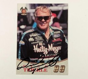 Dick Trickle Autograph NASCAR Trading Card  1996 Score Board 