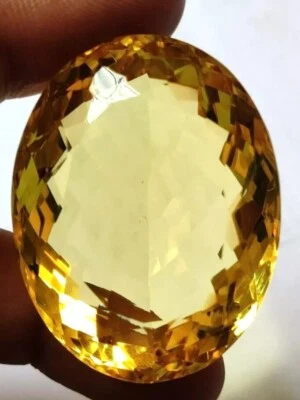 HUGE Topaz 364 Ct Shining Yellow Color Oval Cut A++ Loose EGL Certified Gemstone - Image 1 of 4
