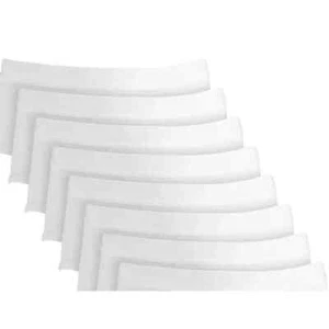 Paquete de 8 calzoncillos CLUB ROOM blancos lisos corte completo mezcla de algodón sin etiquetas 2XL - Imagen 1 de 3