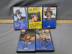 Ed Bruce 5 Cassette Lot 2 Autograph MCA Records Country Signed Mammas Cowboys - Imagen 1 de 15