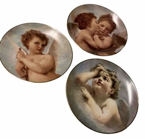 Cherubs of Innocence Lot of Three Limited Collector Plates Bradford Exchange - Bild 1 von 8