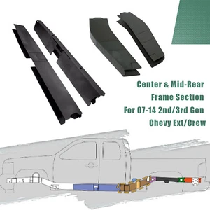 For 2007-14 2nd/3rd gen Chevrolet Silverado Ext/Crew cab Center & Mid-Rear Frame - Picture 1 of 24