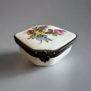 Antique Limoges Porcelain Box, 20th Century - Picture 1 of 6