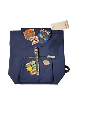 Invicta Alpino Heritage Patch Blue Backpack Hiking Bag NWT - Image 1 of 4