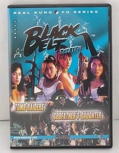 Black Belt Theatre Double Feature - Tomb Raiders/Godfathers Daughter (DVD, 2003) - Foto 1 di 3