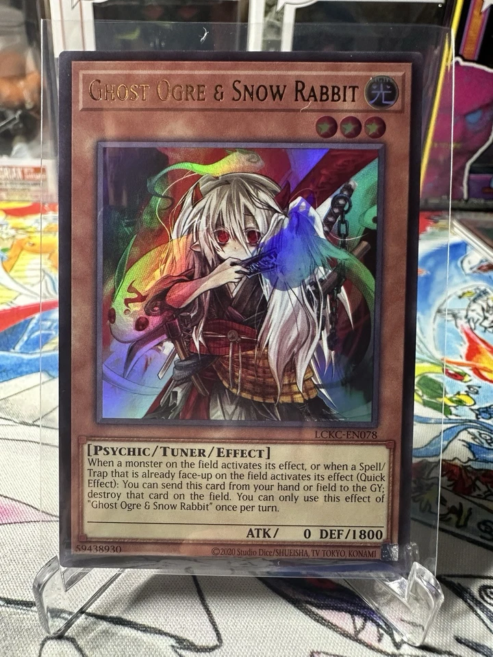 Yugioh Ghost Ogre & Snow Rabbit LCKC-EN078 Ultra Rare NM 2025 Reprint - Image 1 of 1