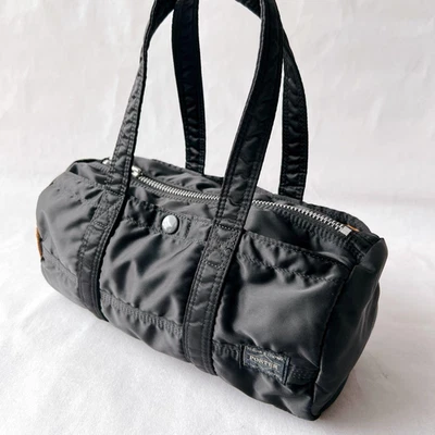 Bolso de Lona PORTER Yoshida Tanker Negro Nylon Mini Boston Pequeño Japón Raro Usado Foto 1 de 4