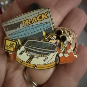 Disney World Pin Original Test Track With Mickey 2007 With Epcot Logo RARE - Picture 1 of 2