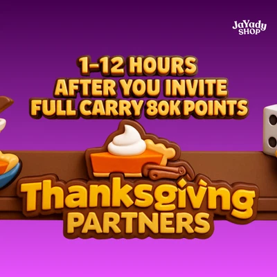 Thanksgiving Partners Event Monopoly Go partners ⚡️⚡️FAST SEND⚡️⚡️ - Image 1 of 2