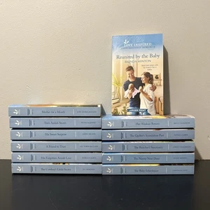 Harlequin Love Inspired Romance LARGER PRINT Lot of 12 (Apr-Jun 2023) PB Books - Picture 1 of 8