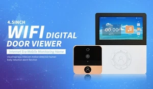 4.5" Color Wifi Wireless Video Door Phone Digital Doorbell Camera with APP - Picture 1 of 7