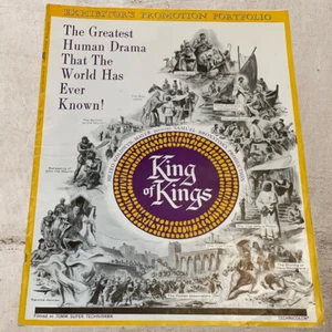 Libro de prensa original de la película 'King of Kings' de 1961 de colección ¡Grande! - Imagen 1 de 8