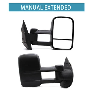Towing Mirrors Manual Extended For 2007-13 Chevy Silverado GMC Sierra LH+RH Side - Imagen 1 de 8