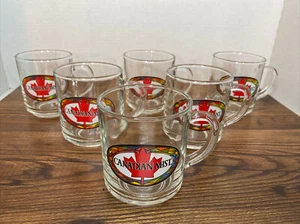 CANADIAN MIST Whiskey Glass Collectors Mug Maple Leaf Bar Coffee Tea SET OF 6 - Picture 1 of 10