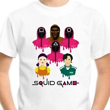 Squid Game T-Shirt Men's Adults Kids Gift Birthday Netflix Fan Gamer Top Tee V4