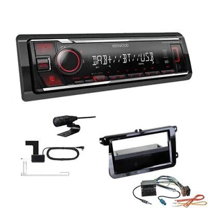 Kenwood DAB Receiver Autoradio Bluetooth für Skoda Rapid + Spaceback piano black - Bild 1 von 5