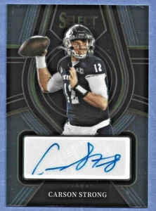 2022 Panini Select Draft Picks #CST Carson Strong Auto RC (Eagles) - Picture 1 of 2