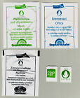 6 RARE COOP NATURAPLAN SWISS TEABAG ENVELOPES AND TAGS 30 YEARS OLD 372-373
