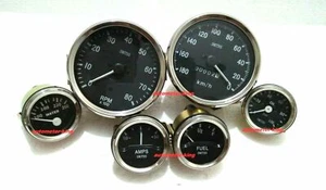 Kit de réplica Smiths - Elec Temp + Aceite + Combustible + Amplificador + Velocímetro + Velocímetro 100 mm - Imagen 1 de 4