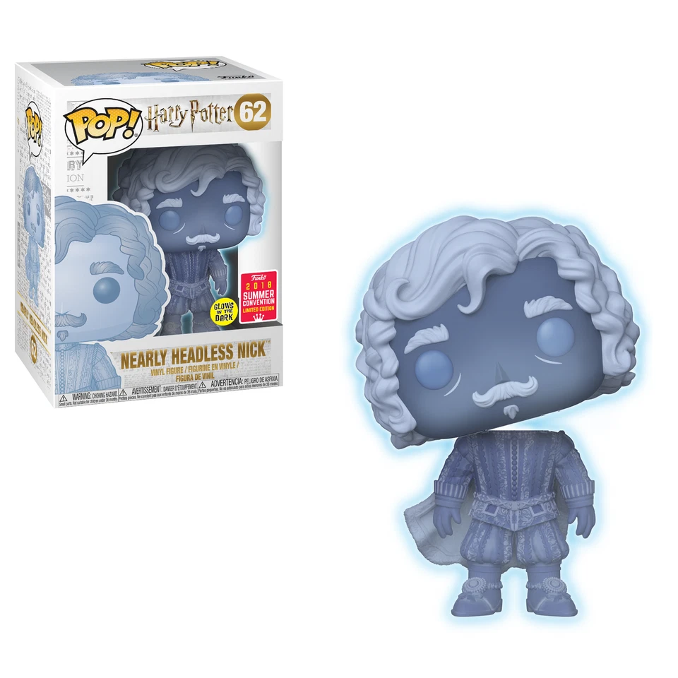 Funko Pop! Vinyl: Harry Potter - Nearly Headless Nick (Glow in the Dark) - Barnes and Noble San Diego Comic Con (Exclusive) #62