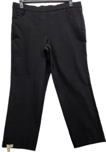 Alfred Dunner Classic Pants Women's 20W Black Instantly Slim P142 - Picture 1 of 6