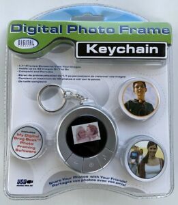 Digital Photo Frame Keychain New Sealed Digital Concepts 1.1” Screen 42 Images