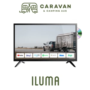 Iluma 24 Inch 60cm LED 12V Smart TV and DVD Combo Full High Definition - Picture 1 of 2