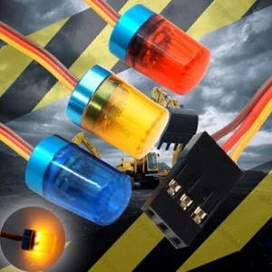 Ultra Brillantes RC Modelo Coche Luces LED Policía Intermitente Luz Giratoria AccesoriosL - Imagen 1 de 6