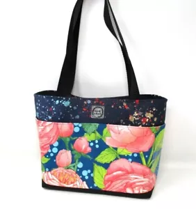 Flor Rosa Bolso de Mano Cartera Bolso de Hombro Hecho a Mano Casa de Campo Core Country ÚNICO EN SU CLASE - Imagen 1 de 12