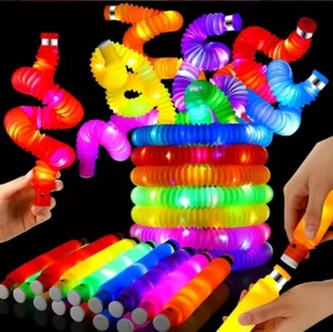 12pcs Vibrant LED Glow Sticks - Party Supplies for Christmas, Birthday, and... - Picture 1 of 9