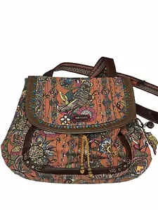 Sakroots Convertible Backpack Crossbody Owl Spirit Bag Owl Charm Shop Travel - Picture 1 of 13