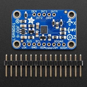 Adafruit LSM9DS1 3-Achsen-Accelerometer, -Gyroskop, -Magnetometer, Temp, 3387 - Picture 1 of 3
