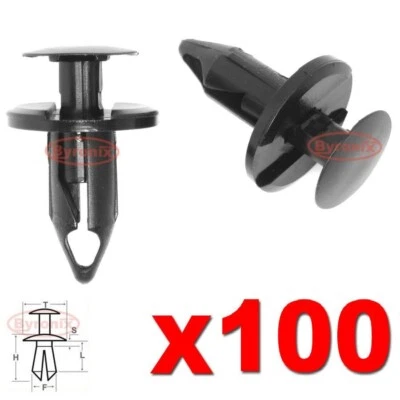 LAND ROVER WHEEL ARCH PLASTIC CLIPS TRIM LINER LINING P38 RANGE ROVER DISCOVERY - Image 1 of 4