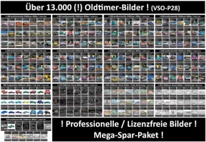 13.000 Lizenzfreie Oldtimer-Bilder/Fotos (Royalty Free) Photoshop Mega-Sparpaket - Bild 1 von 14