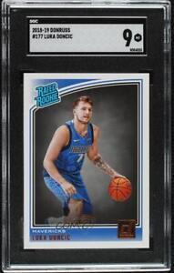 2018-19 Panini Donruss Rated Rookies Luka Doncic #177 SGC 9 MINT Rookie RC