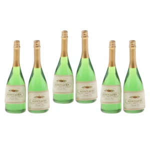 6Pcs Miniature Wine Champagne Bottles Model for 1/6 Dolls House Kitchen Decor - Picture 1 of 9