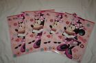 LARGE MINNIE MOUSE GIFT BAGS WITH HANDLES & CARD ATTACHED - 4 TOTAL