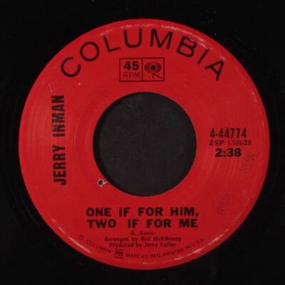 JERRY INMAN: mississippi woman / one if for him, two, if for me COLUMBIA 7" - Image 1 of 2
