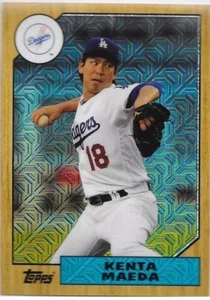 Kenta Maeda 2017 Topps Chrome Refractor 1987 Style #87 - KM Dodgers - Bild 1 von 1