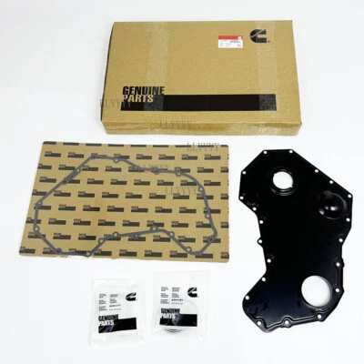 Pump Tin Cover w/ Gasket & Front Seal 12V 4BT 6BT 5.9 2500 For 1994-1998 Cummins - Image 1 of 4