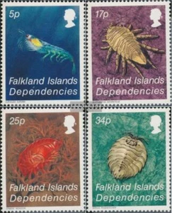 sellos Südgeorgien Sandwich-dentro de. 1984 Mi 121-124 nuevo con goma original 1 - Imagen 1 de 1