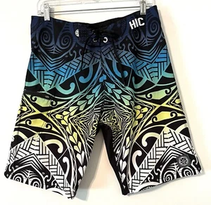 Hawaiian Island Creations HIC Mens Size 31 x 10.5 Board Shorts Swim Trunks - Picture 1 of 10