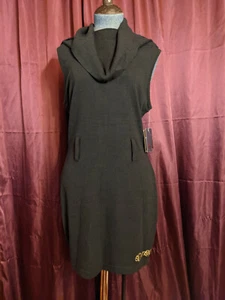 NEW Dereon Obsessed Beyonce Black Cowl Dress Women XL NWT Closet160* - Picture 1 of 5