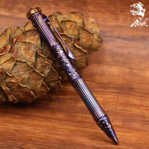 EDC Multifunctional Titanium Alloy Tactical Pen Self-defense Weapon Bolt Pen - Picture 1 of 8