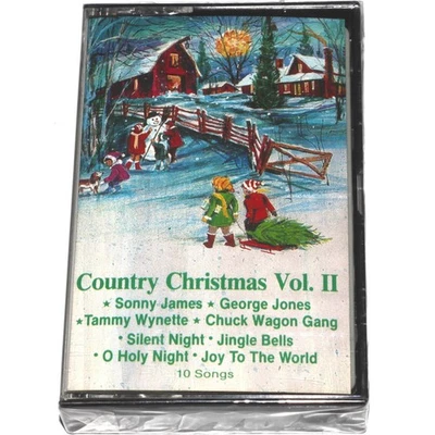 Country Christmas Vol. 2 (Cassette Tape 1990) Holiday Music NEW SEALED - Image 1 of 4
