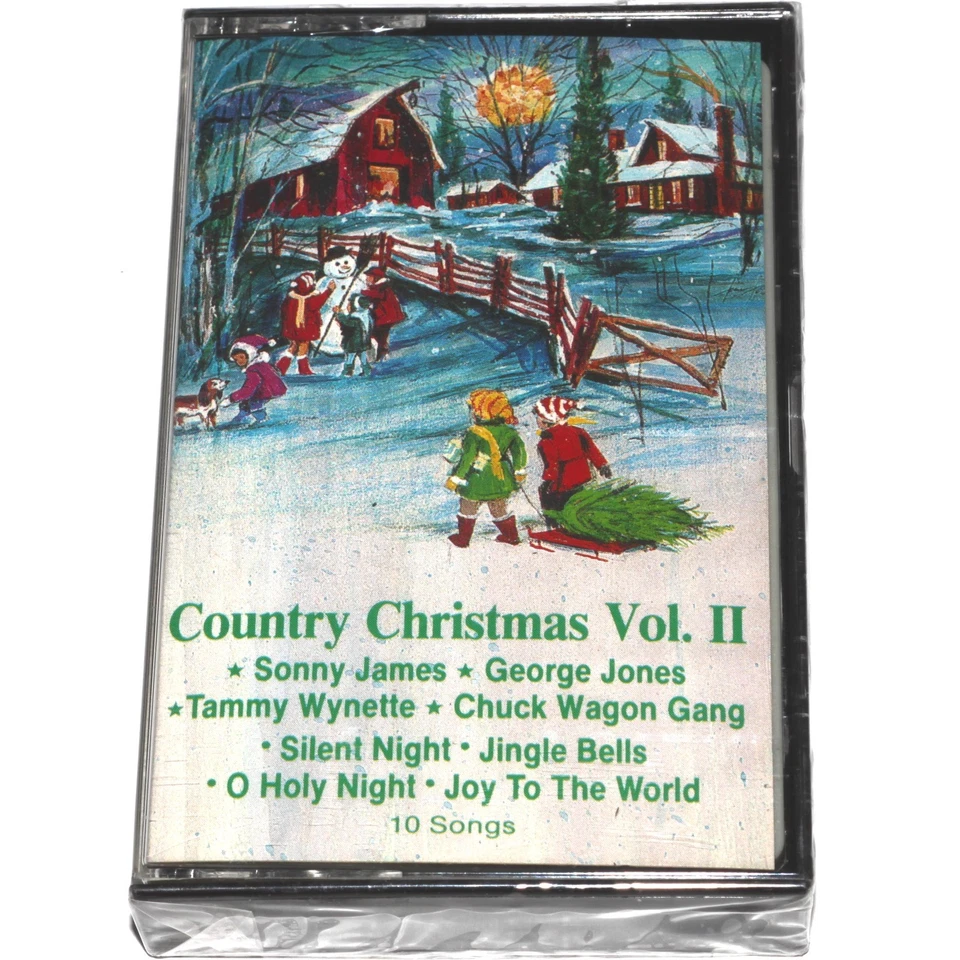 Country Christmas Vol 2 (Cassette Tape 1990) Holiday Music NEW SEALED - Image 1 of 4