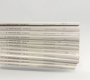 2001 Lot Of 12 Architectural Digest Jan To Dec - Picture 1 of 11