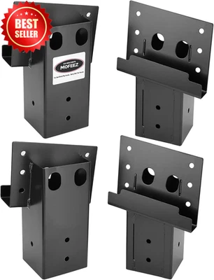 4x4 Compound Angle Brackets Set of 4 Deer Stand Hunting Blind Shooting Shack - Image 1 of 4