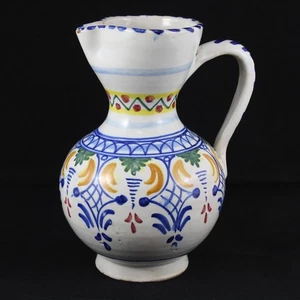 JARRA Ceramica Popular Rustica Folk Pintada a mano España Artesania 1Litro - Picture 1 of 5